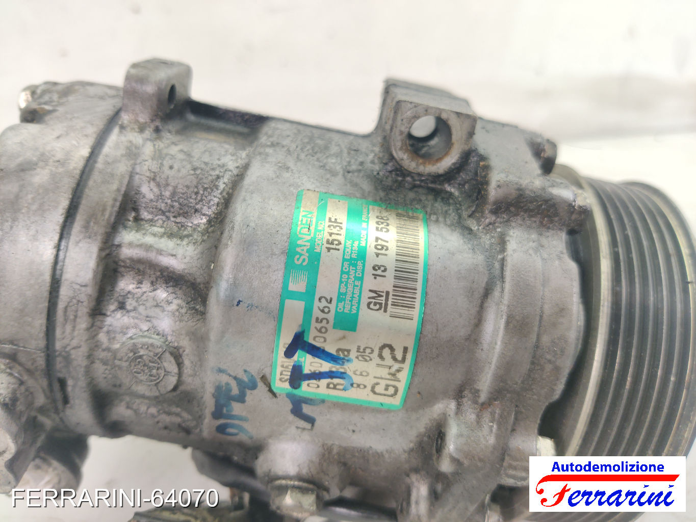 Compressore Clima OPEL CORSA C X01 1.3 CDTI 2003-2009 13197538, M13197538 10