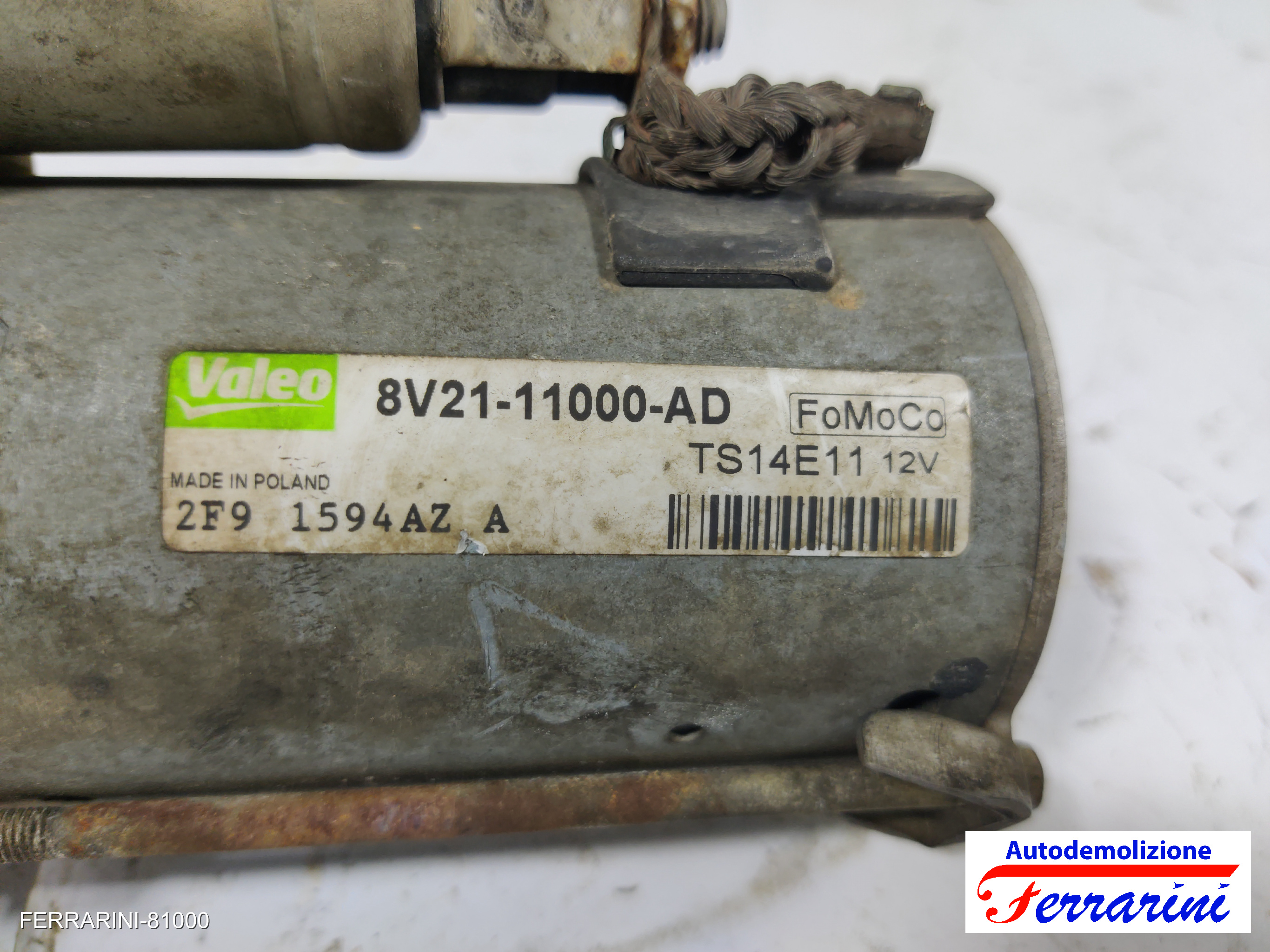 Motorino Avviamento FORD FIESTA 6 CB1, CCN 1.4 TDCI 2008-2012