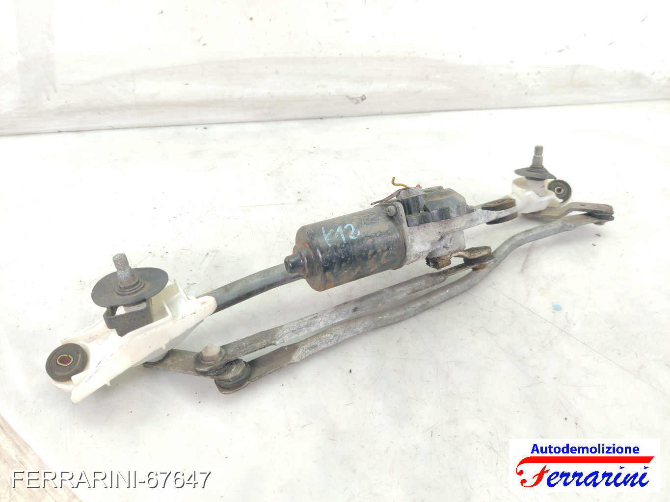 Spazzacqua Motorino Tergicristallo LANCIA YPSILON 312 2011-2023 anteriore