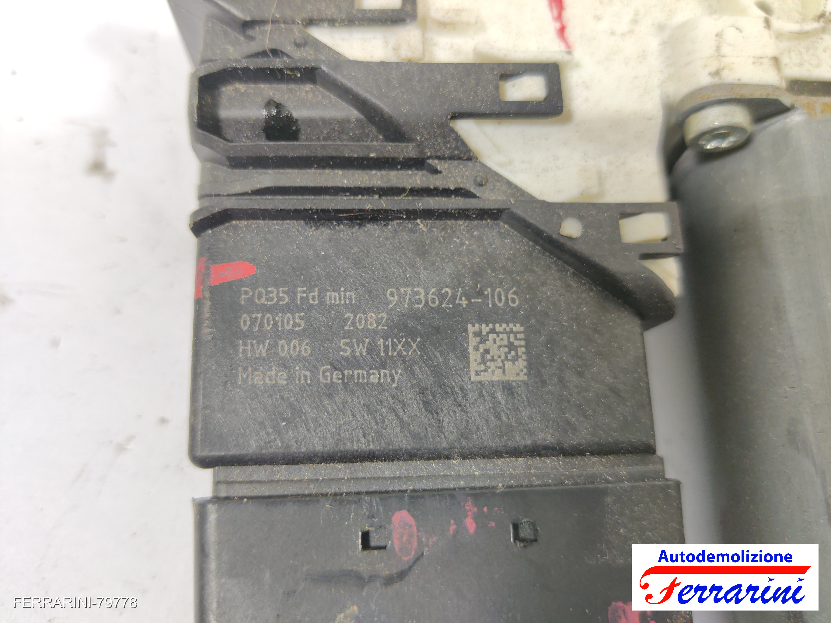 Motorino Alzavetro VW GOLF 5 1K1 1.9 TDI 2003-2008 1K0959703P, 1K0959703