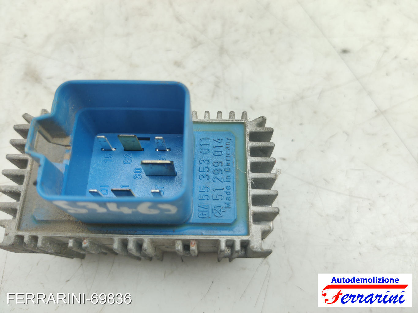 Centralina Candelette OPEL ZAFIRA A T98 2.0 DTI 16V 2000-2005 55353011, 09132691 7