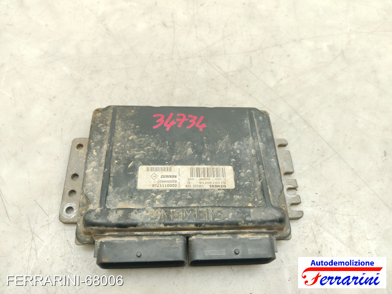Kit Accensione RENAULT KANGOO KC0/1 1.2 1997-2023 S110138000 7