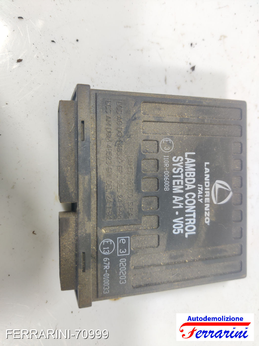 Centralina Gpl FIAT PANDA 169 1.2 2003-2012 616175000, E1367R010033 8