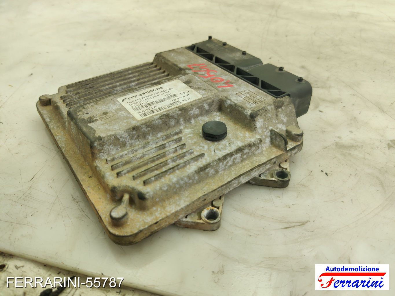 Centralina Motore FIAT GRANDE PUNTO 199 1.3 D MULTIJET 2005-2013 51806498