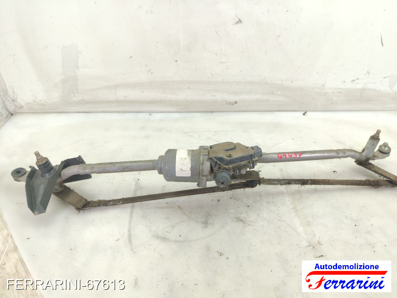 Spazzacqua Motorino Tergicristallo anteriore, frontale 1K1955023D, 49437