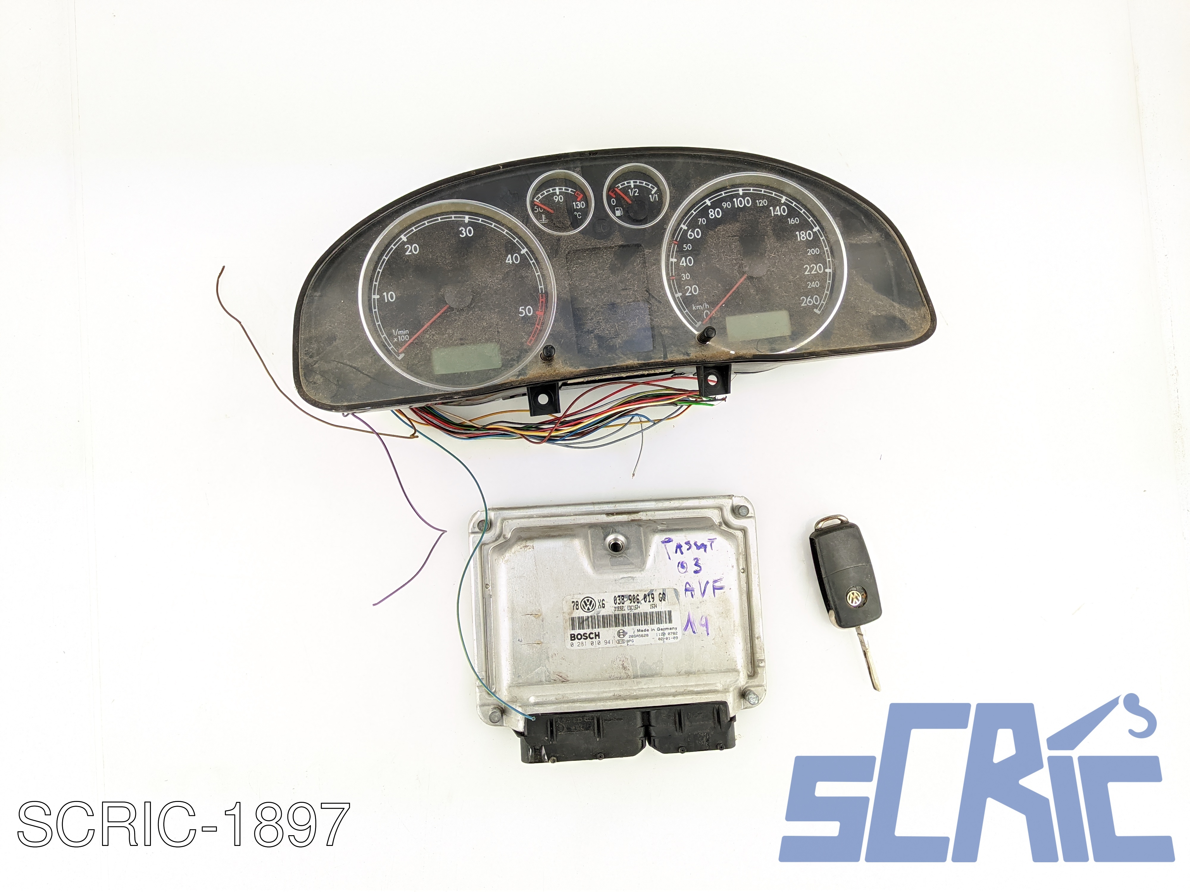 Kit Accensione VW PASSAT 3B3 1.9 TDI 2000-2005 038906019GQ, 0281010941