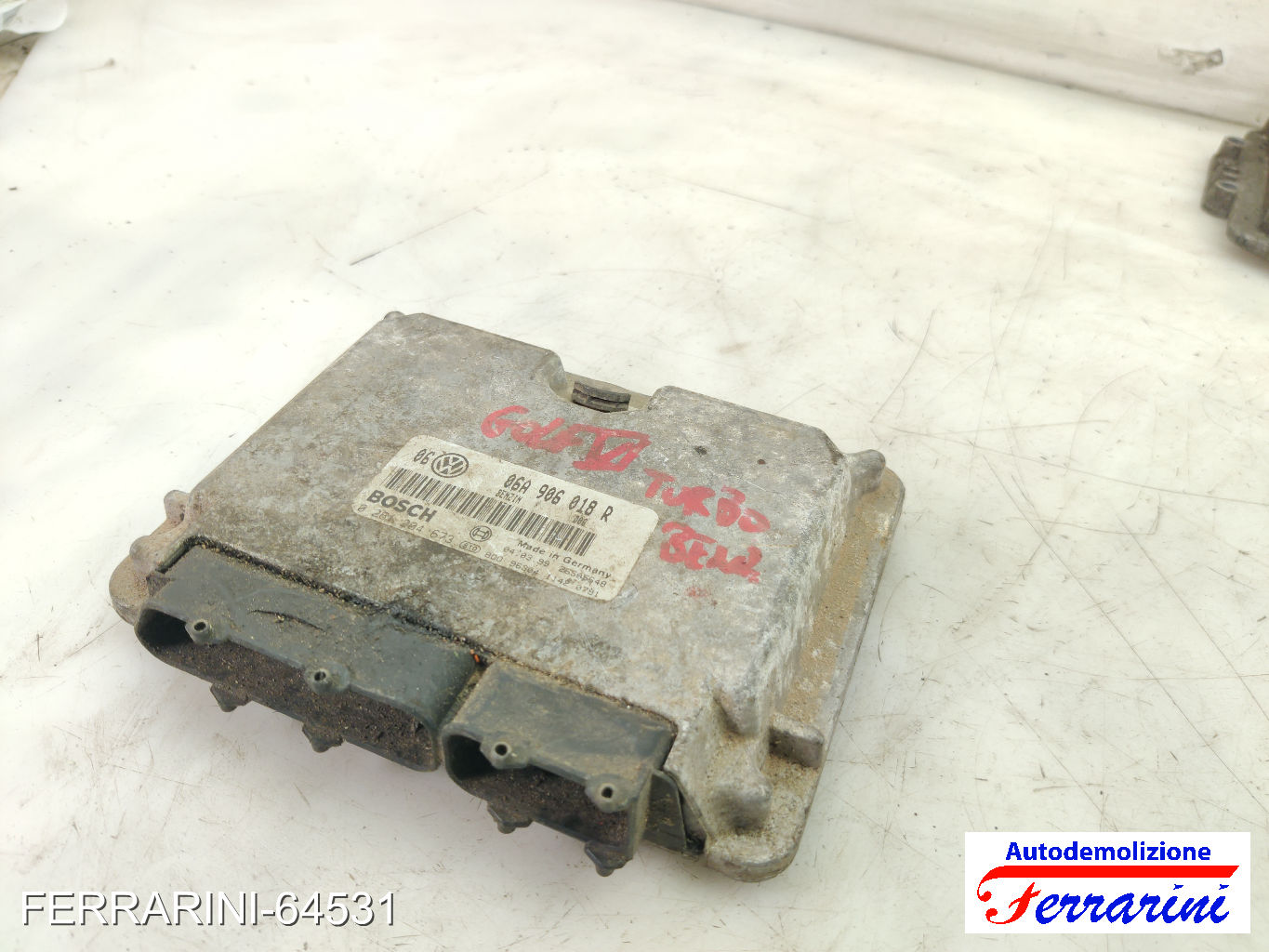 Centralina Motore VW GOLF 4 1J1 1.8 T 1997-2005 06A906018R, 96A906018R, 96304 6