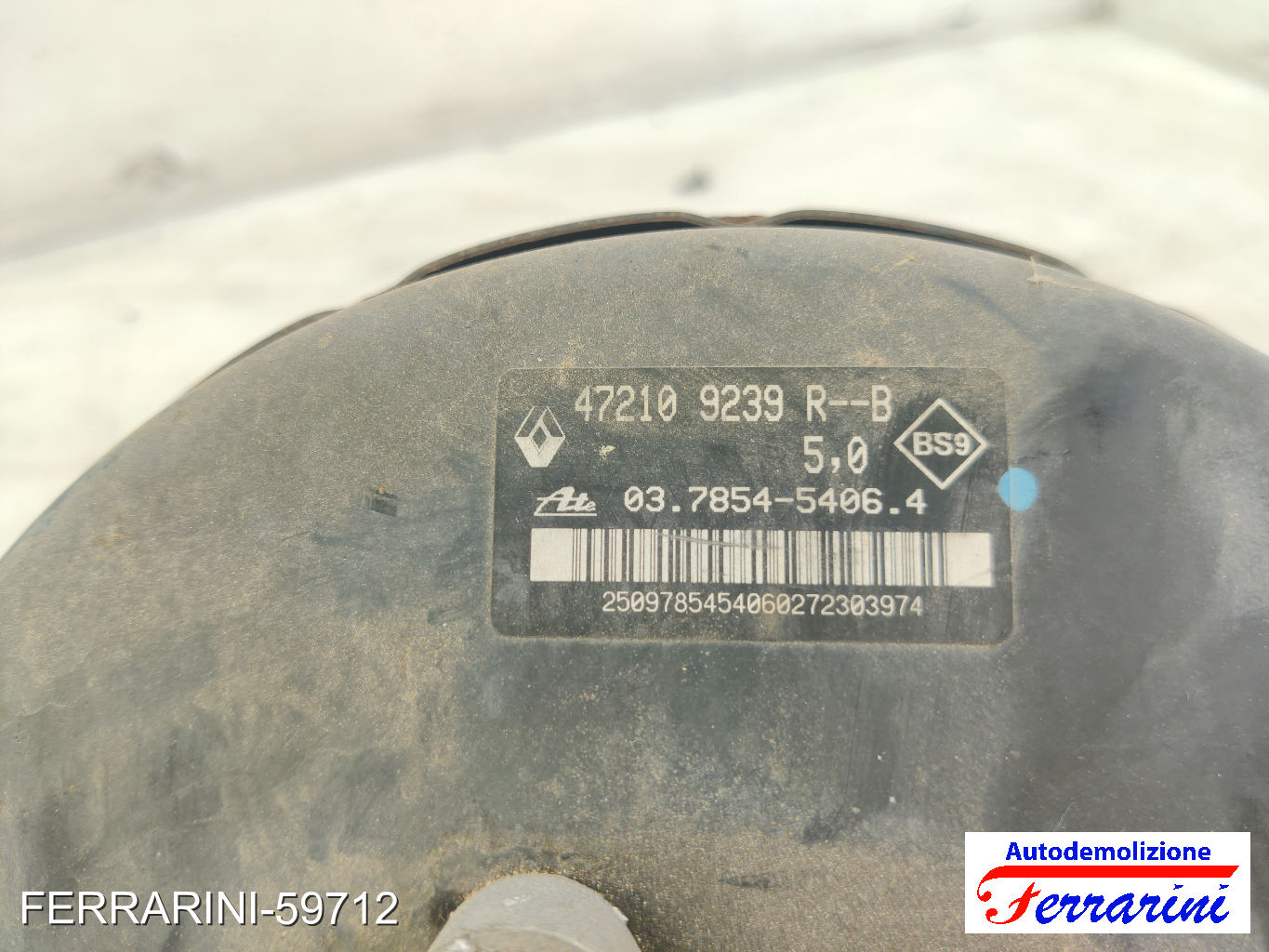 Servofreno DACIA SANDERO 1.6 LPG 2010-2012 472109239R, 03785454064
