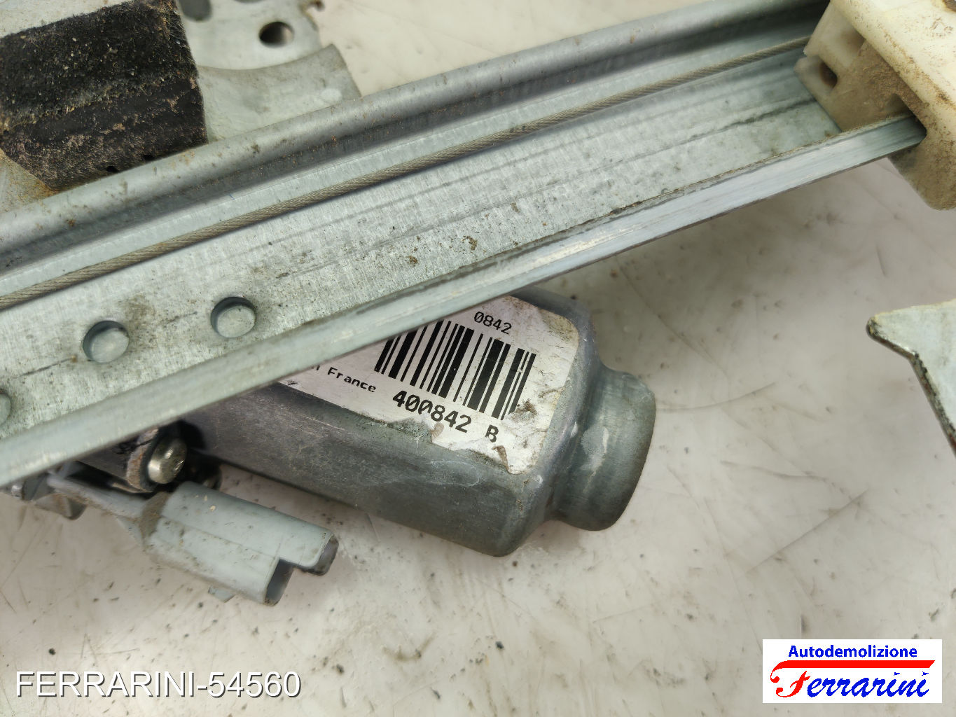 Alzavetro PEUGEOT 107 PM, PN 2005-2014 destro, dx, frontale, anteriore 9222T6