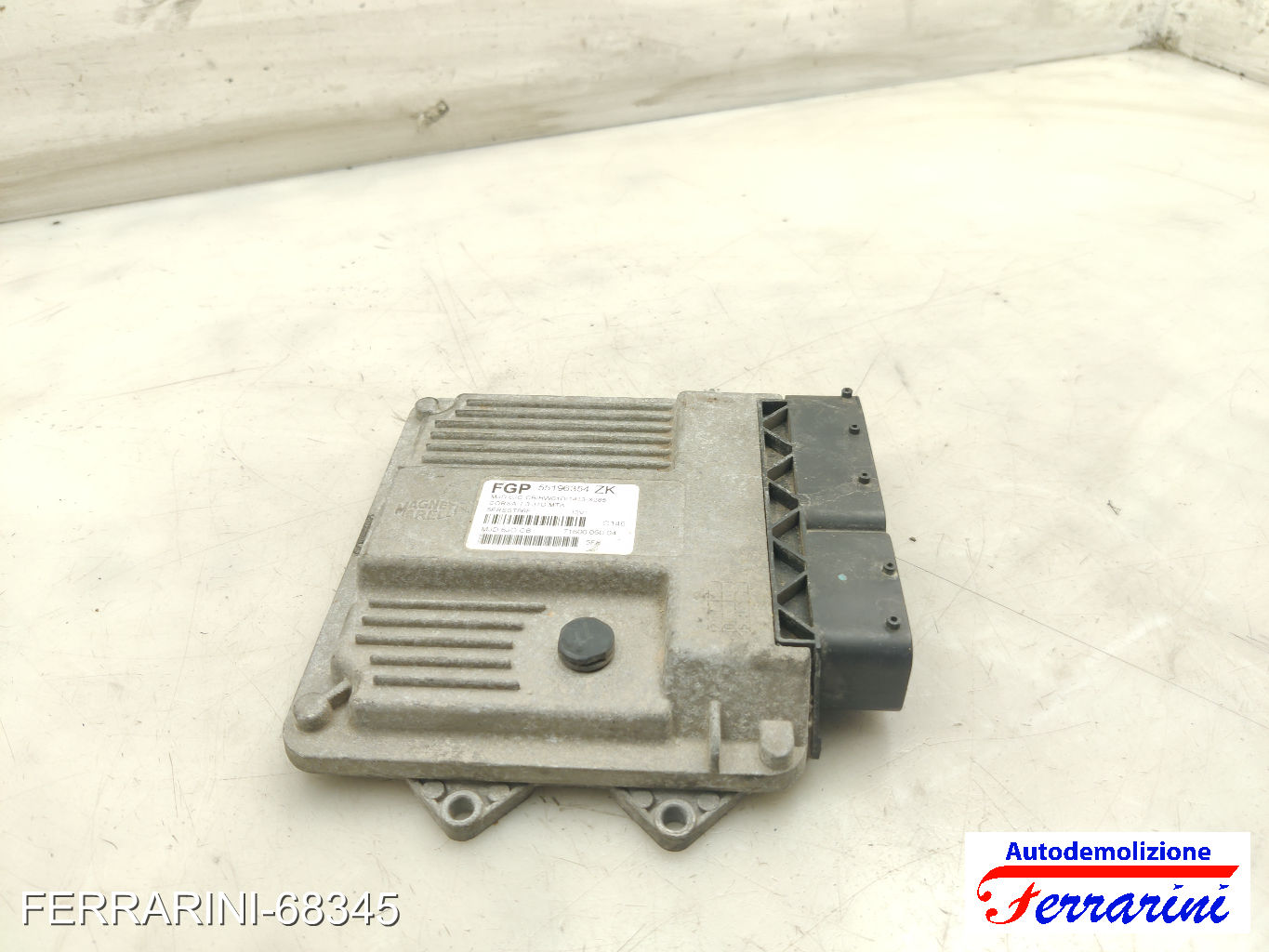 Centralina Motore OPEL CORSA C X01 1.7 DTI 2000-2009 55196354, HW01D, 1412X283