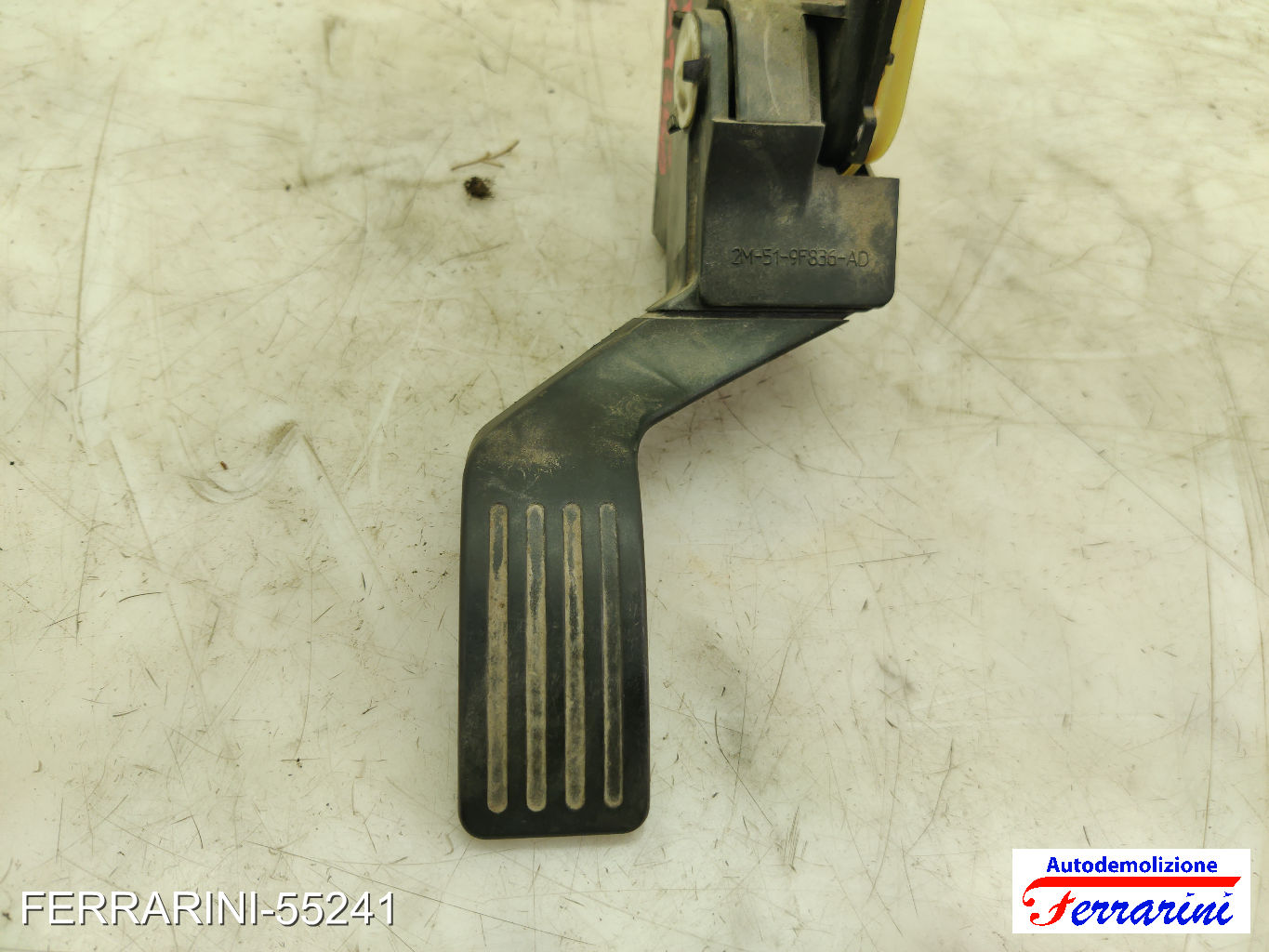 Pedale Acceleratore FORD FOCUS DAW, DBW 1.8 TDCI 2002-2004 2M519F836AD, 1229985 7