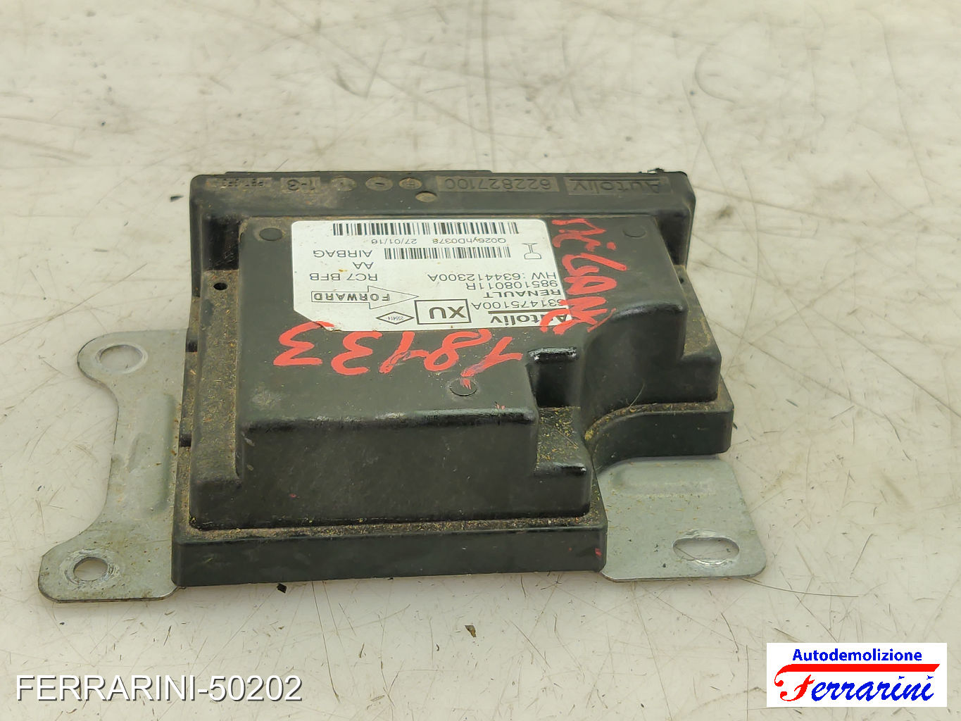 RENAULT MEGANE 4 B9A M N 1.5 DCI 110 2015-2023 631475100A, 985108011R
