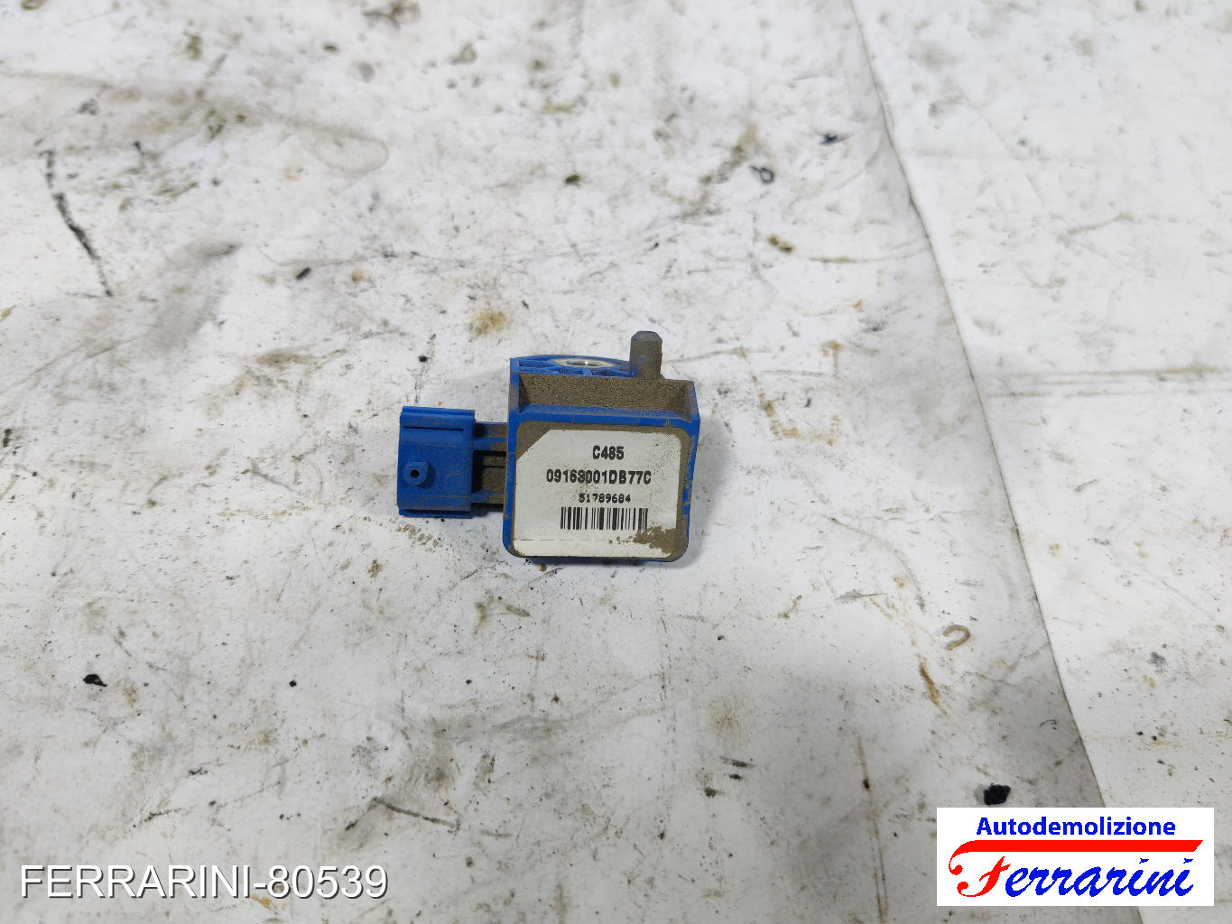 Sensore Airbag Anteriore LANCIA YPSILON 843 2010-2011 51789684, 09163001DB77C