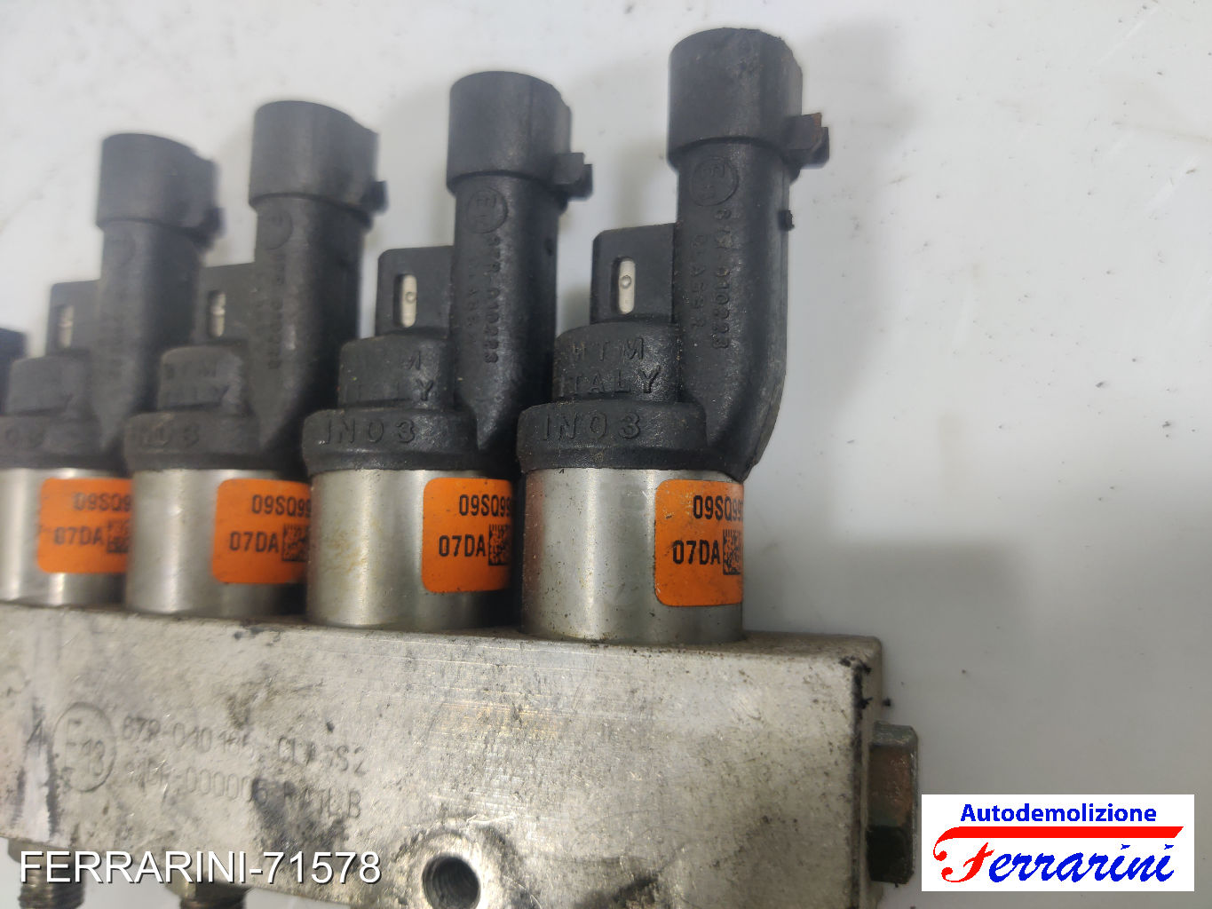 iniettori GPL Landi Renzo arancione FIAT PANDA 169 1.2 2003-2012 238210001 10