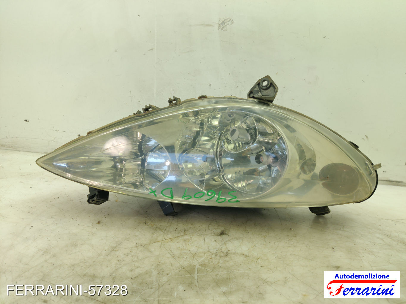 Faro Anteriore PEUGEOT 307 SW 3H 2002-2009 destro, dx 6205Z3, 6205ZR, 9641615680