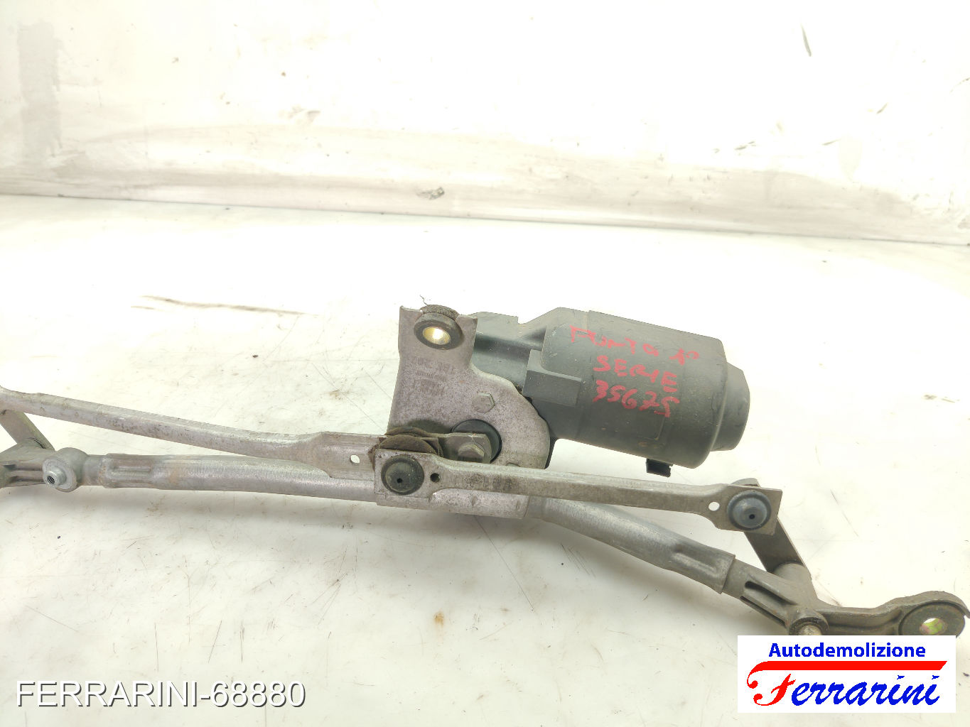 Spazzacqua Motorino Tergicristallo FIAT PUNTO 176 1993-1999 anteriore, frontale 7
