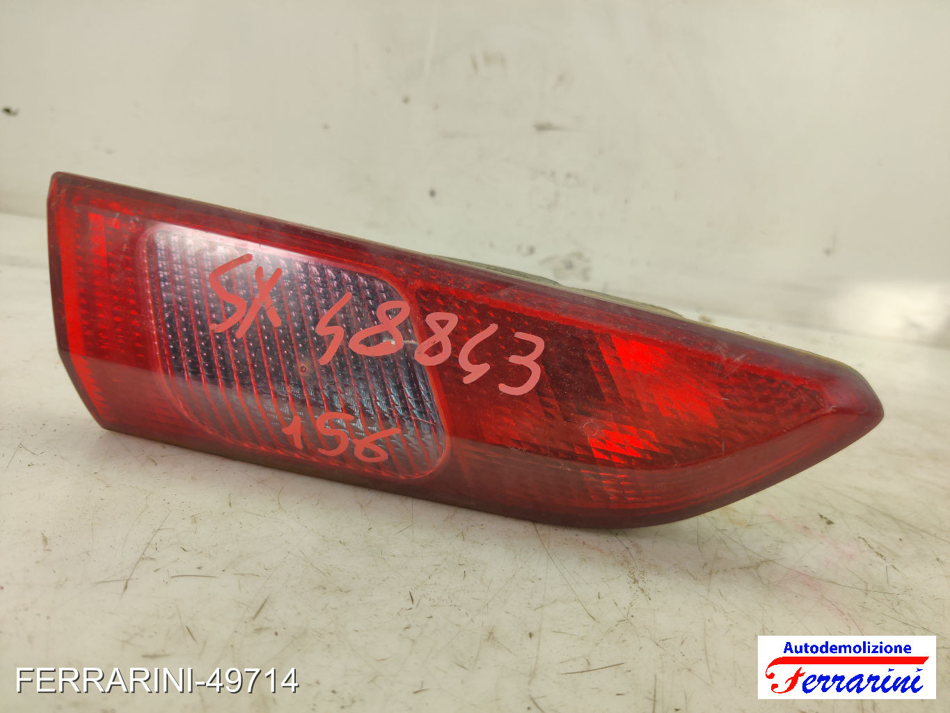 INTERNA Fanalino Stop Posteriore ALFA ROMEO 156 SW 932 2001-2006 sinistro, sx