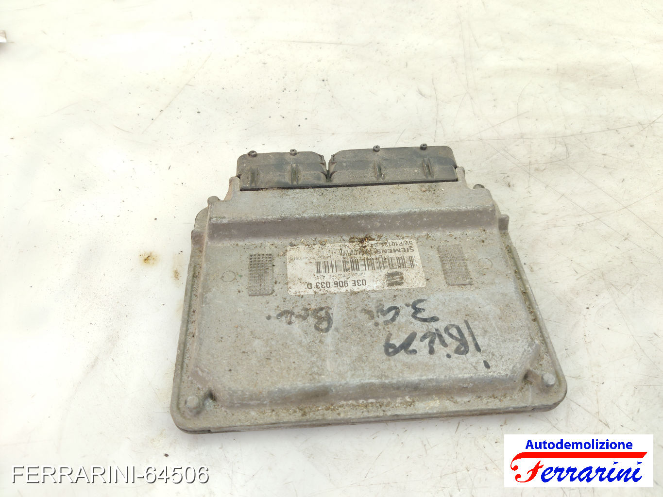Centralina Motore VW POLO 9A, 9N 1.2 12V 2001-2007 03E906033D, 5WP40121