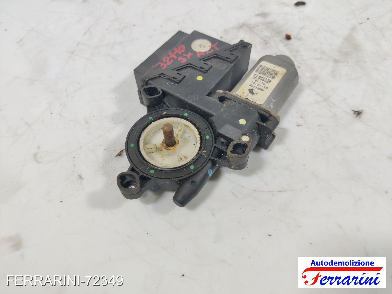 Motorino Alzavetro SKODA FABIA 1 6Y2 1.4 1999-2003 6Q1959801, 601959801, 400550 7