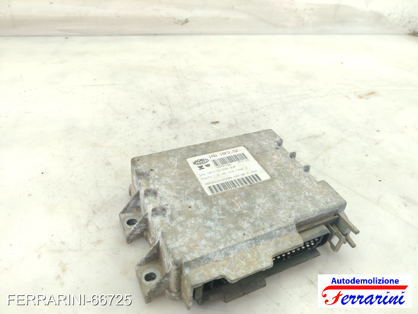 Centralina Motore FIAT PUNTO 176 1.2 16V 1997-1999 46531218, 6RGTH39, 6160040400