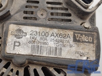 Alternatore NISSAN MICRA 3 K12 1.2 16V 2003-2010 23100AX62A, 2542927A, TG88019 7