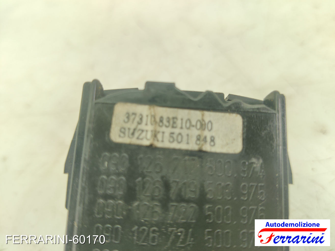 Interruttore Luci Fari SUZUKI WAGON R+ MM 2003-2023 3731083E10000, 3731083E10 7