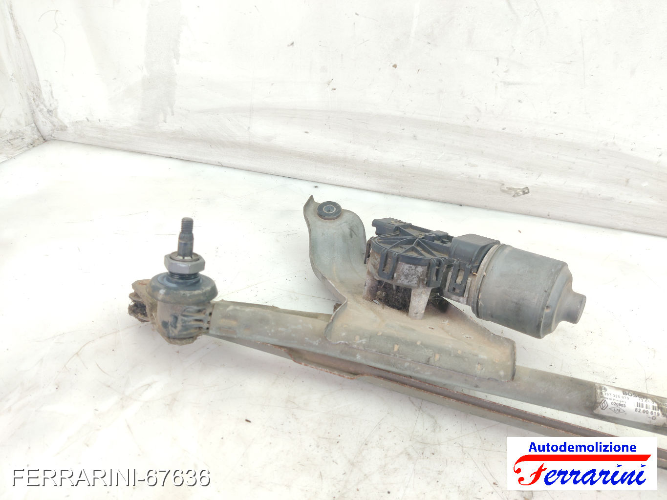 Spazzacqua Motorino Tergicristallo DACIA SANDERO 2010-2012 anteriore, frontale 6