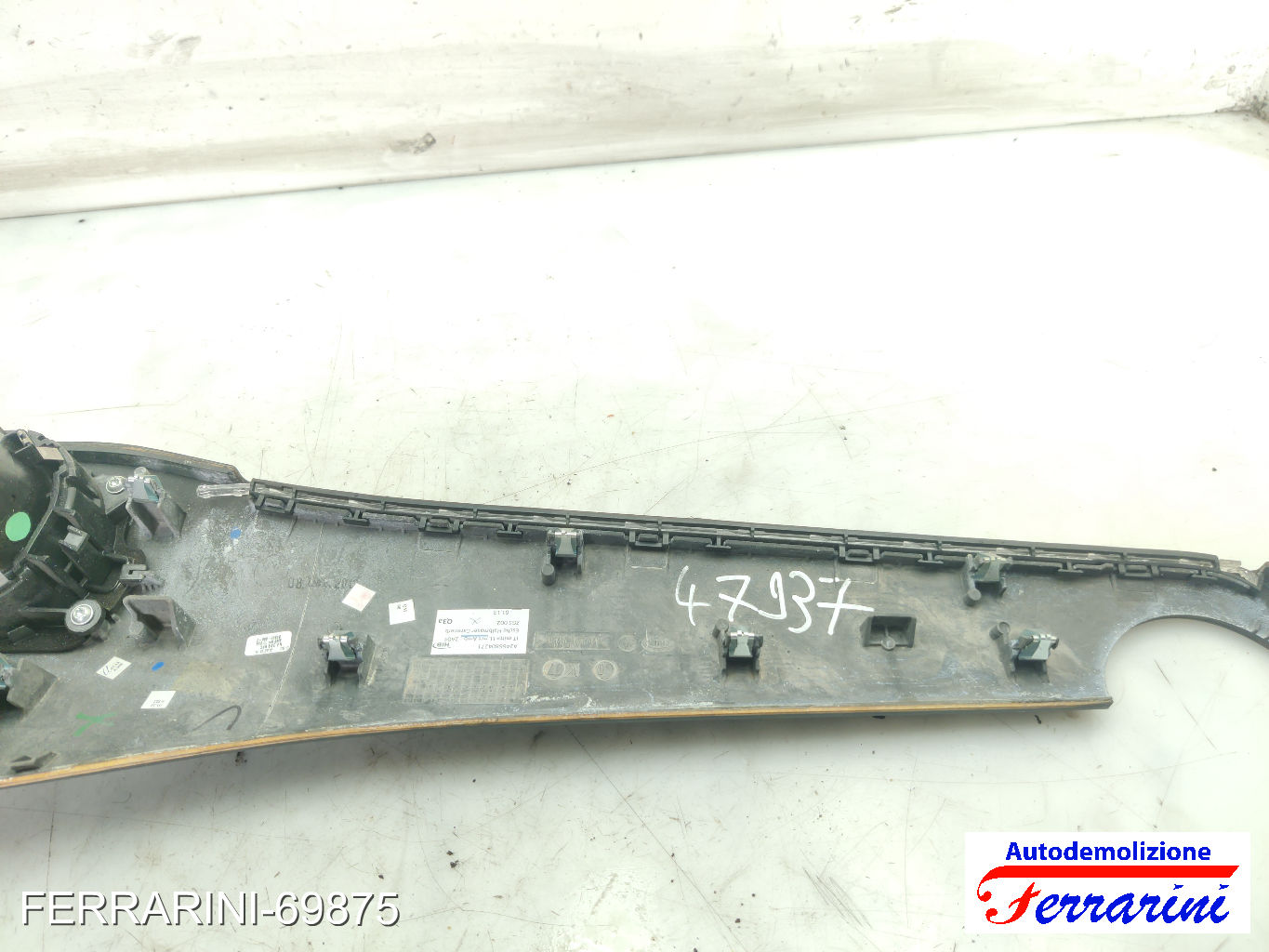 modanatura rivestimento cruscotto MERCEDES CLASSE B W242, W246 2011-2014 destro 6