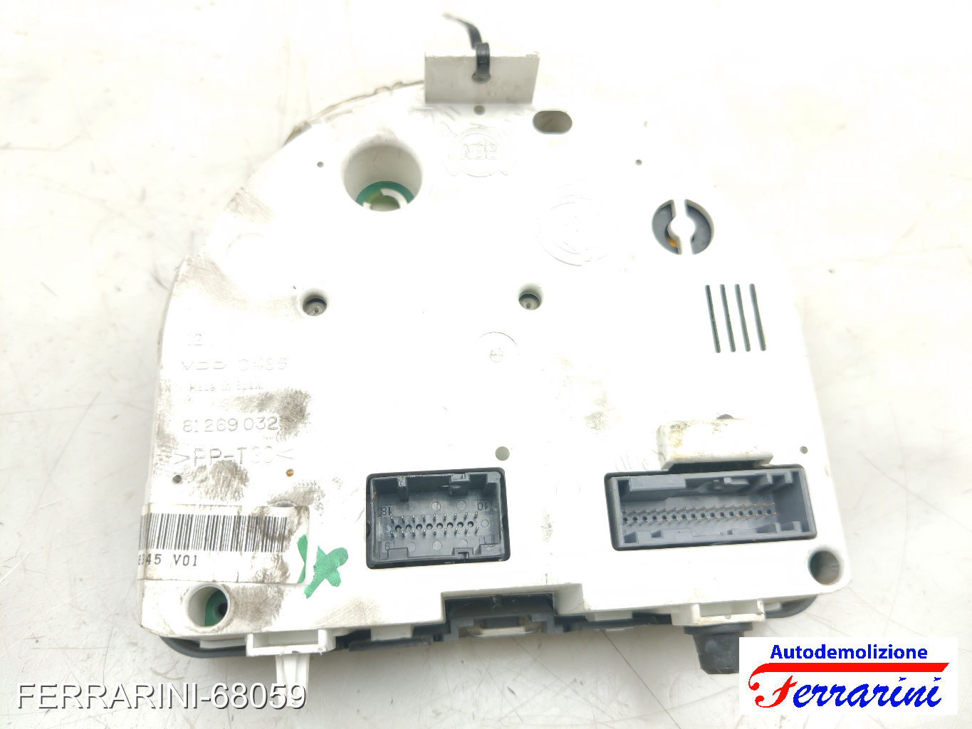 Quadro Contachilometri FIAT MULTIPLA 186 1.9 JTD 2002-2010 51795950, 81269032