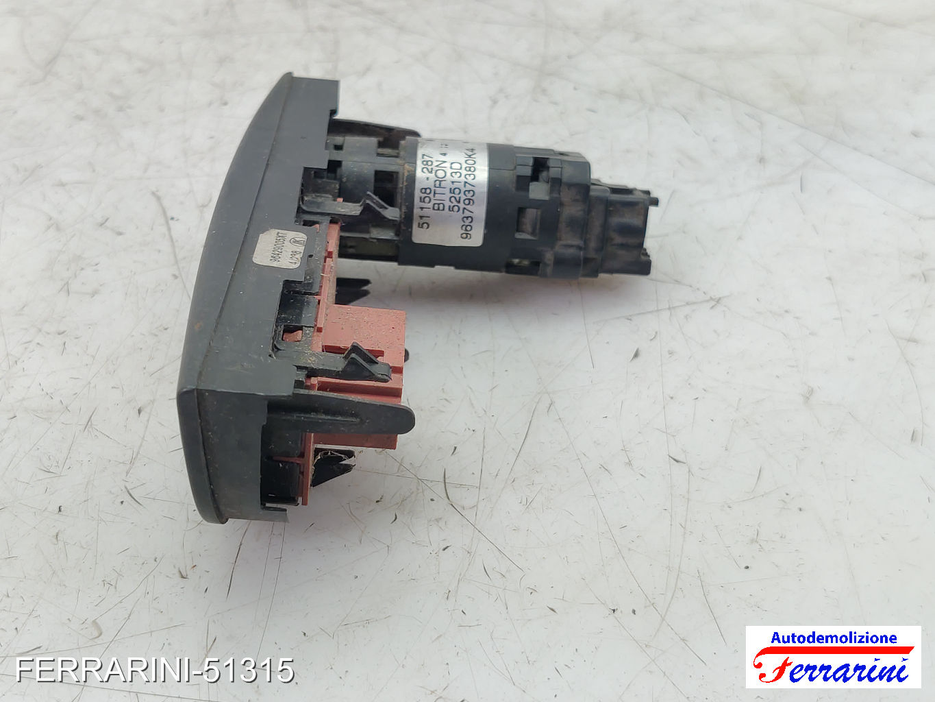 interruttore ESP cruscotto CITROEN C3 PLURIEL HB 2004-2009 sinistro, sx 8