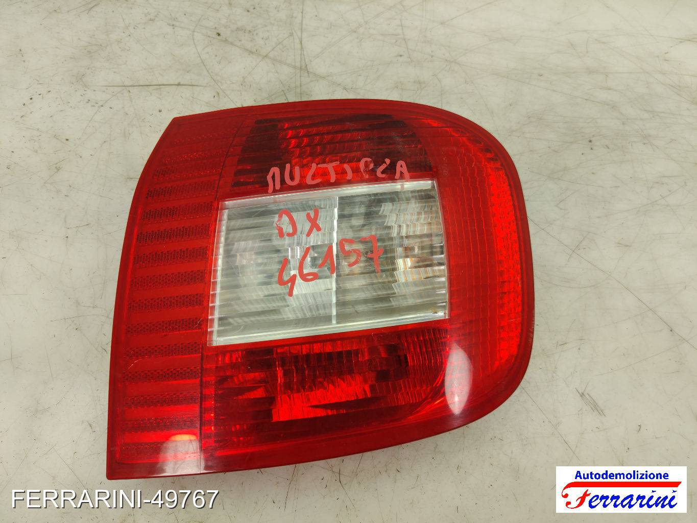 Fanalino Stop Posteriore FIAT MULTIPLA 186 2001-2010 destro, dx 51720552 11