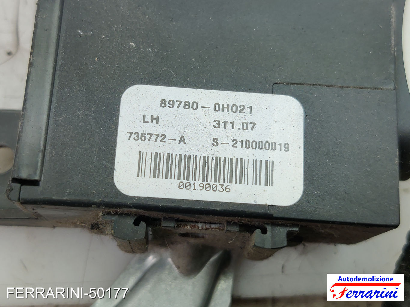 antifurto car lock CITROEN C1 PM, PN 1.0 2005-2014 897800H021, 736772A, 0206056