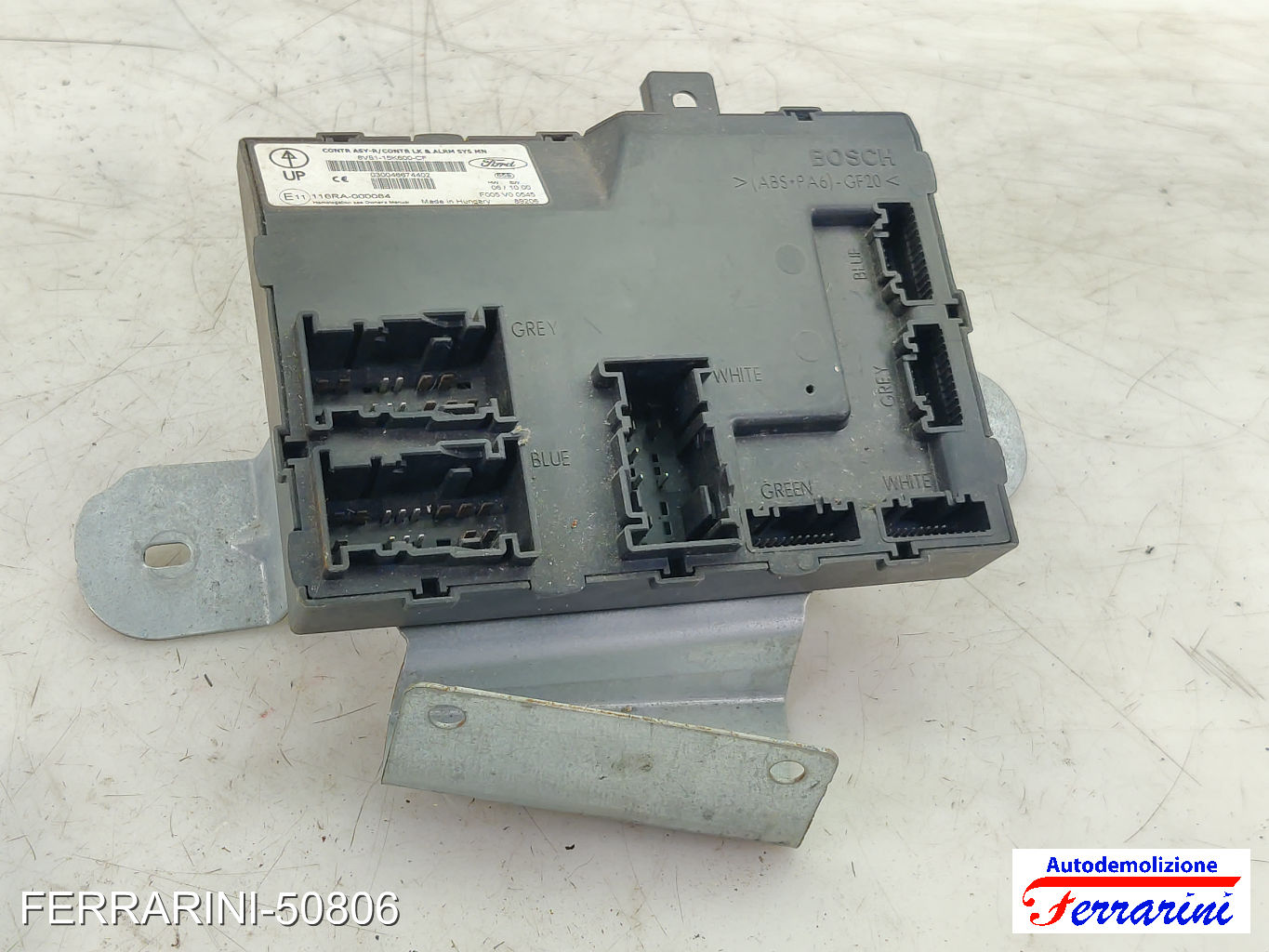 Body Computer FORD FIESTA 6 CB1, CCN 1.6 TDCI 2008-2012 8V5115K600CF, VO0545