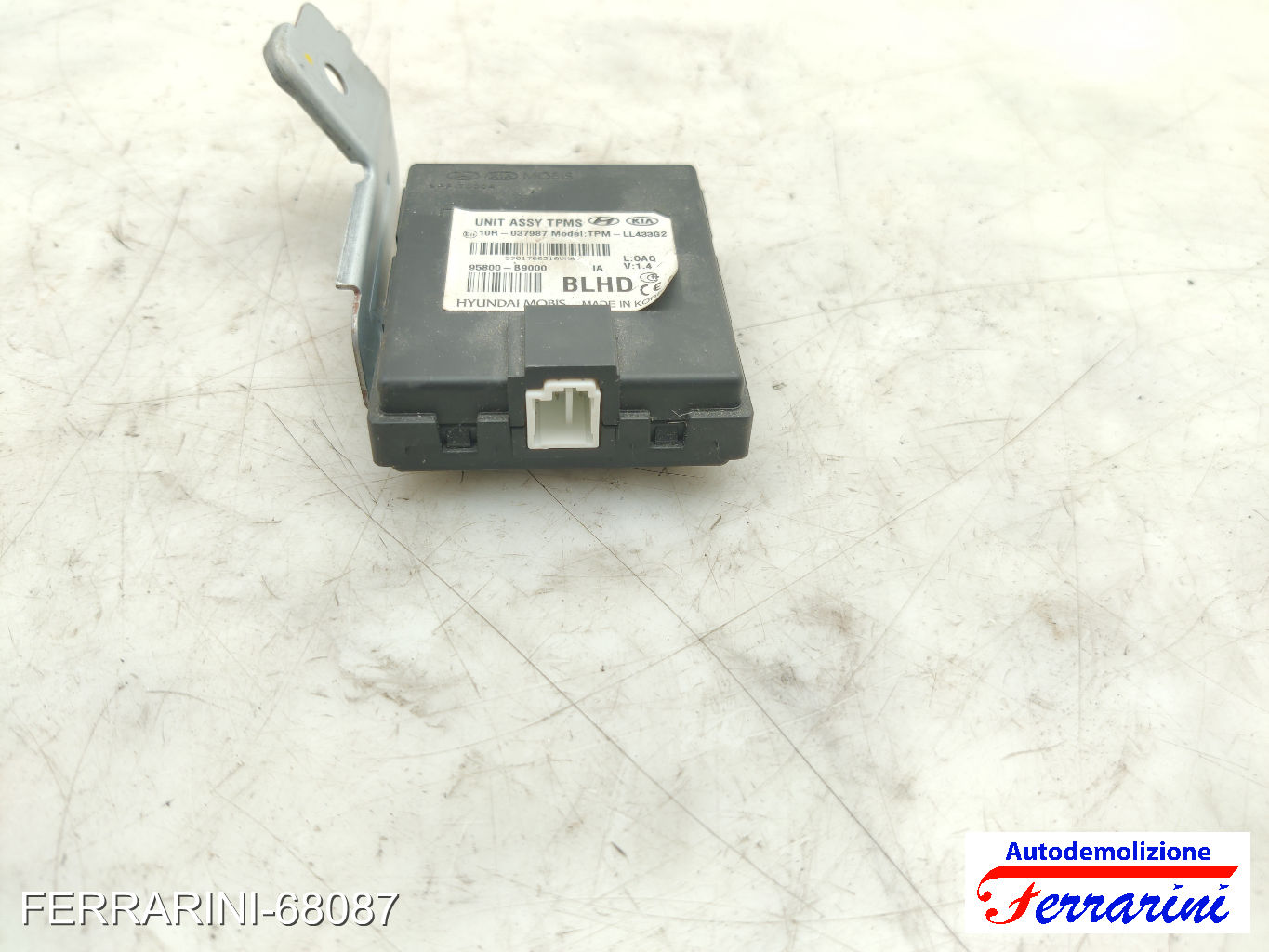 Centralina TPMS HYUNDAI I10 BA, IA 1.0 2013-2023 95800B9000, S901700310UM6 6
