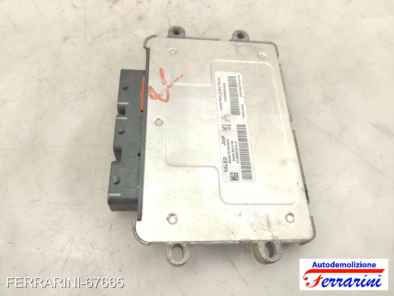 Kit Accensione CITROEN C3 1 FC, FN 1.1 LPG 2006-2009 9665424480, 215865398A 6
