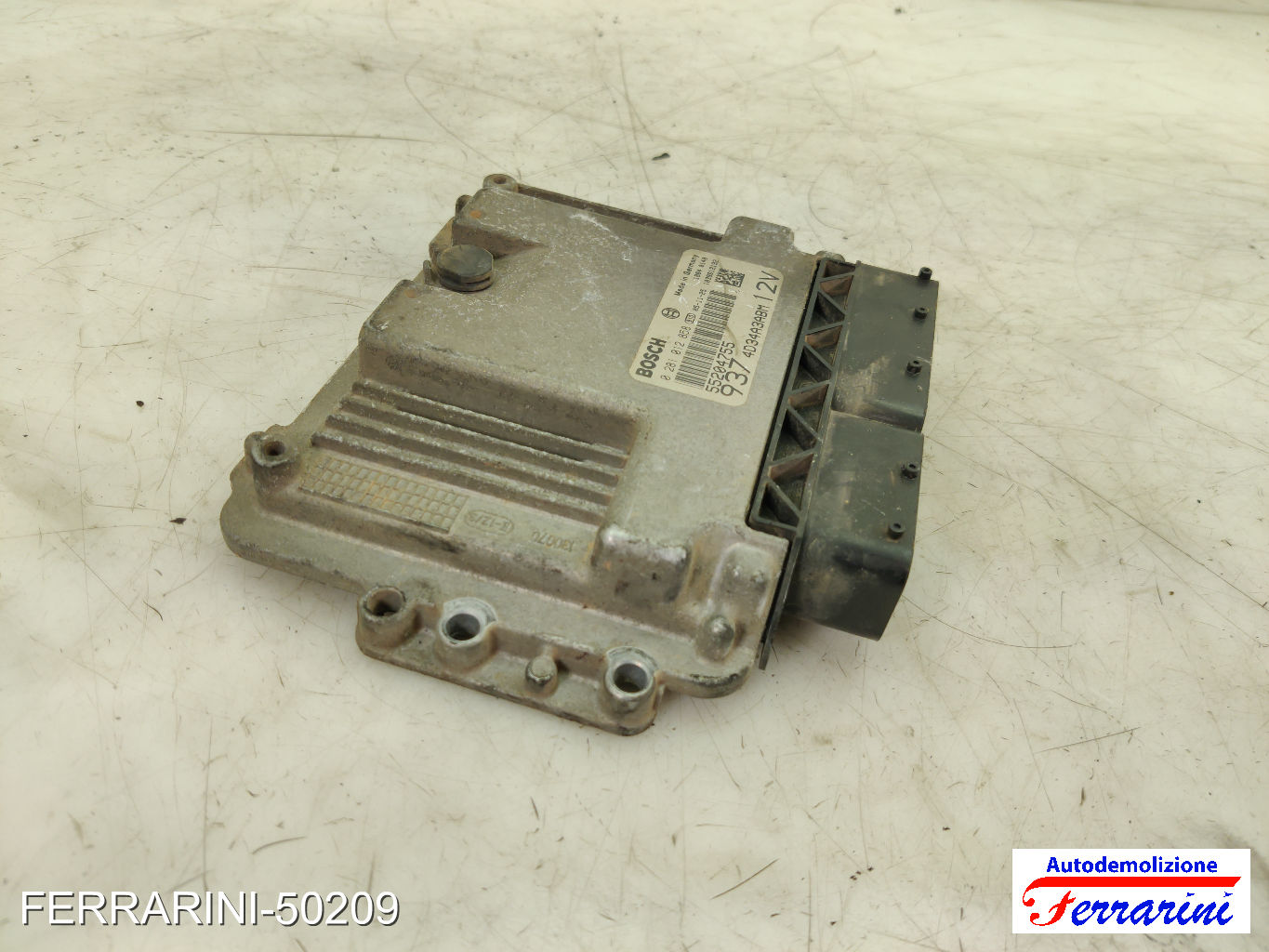 Centralina Motore ALFA ROMEO 147 937 1.9 JTDM 8V 2005-2010 0281012858, 55204755
