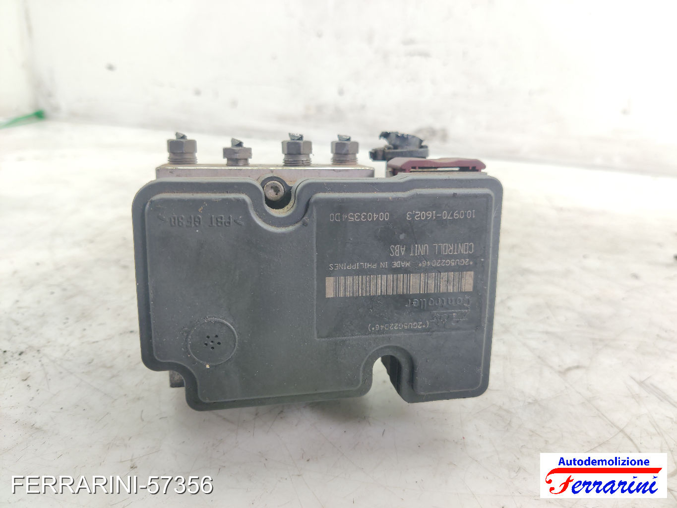 Centralina Pompa Abs FIAT DOBLO 119, 223 1.9 JTD 2003-2010 51773386, 71749898