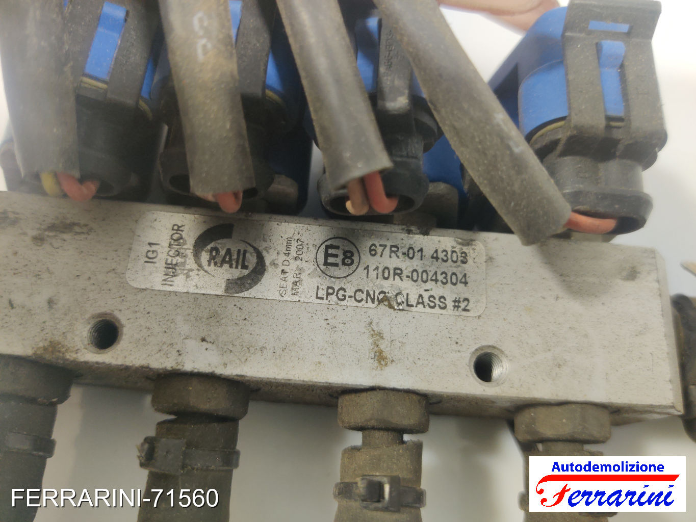 iniettori GPL IG1 blu Landi Renzo OPEL MERIVA A X03 1.4 16V TWINPORT 2004-2010