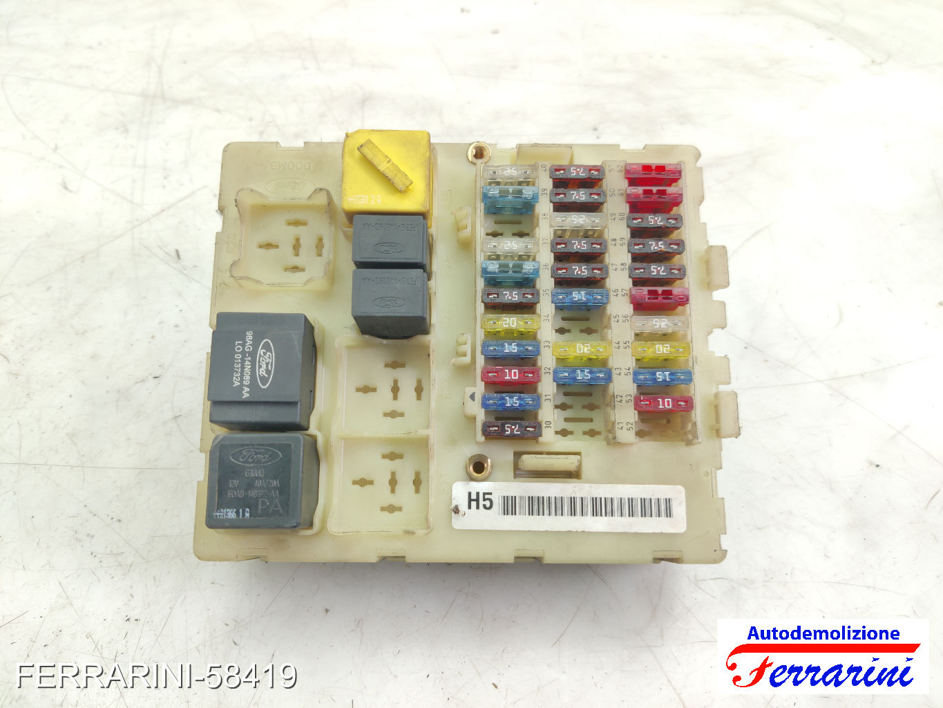 Fusibiliera Scatola Fusibili Body Computer FORD FOCUS DAW, DBW 1.8 TDCI