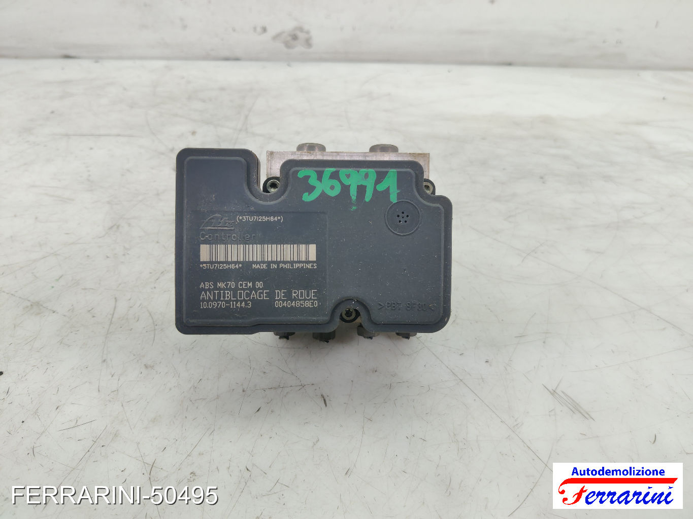 Centralina Pompa Abs CITROEN C3 1 FC, FN 1.4 HDI 2002-2009 9662298480 9
