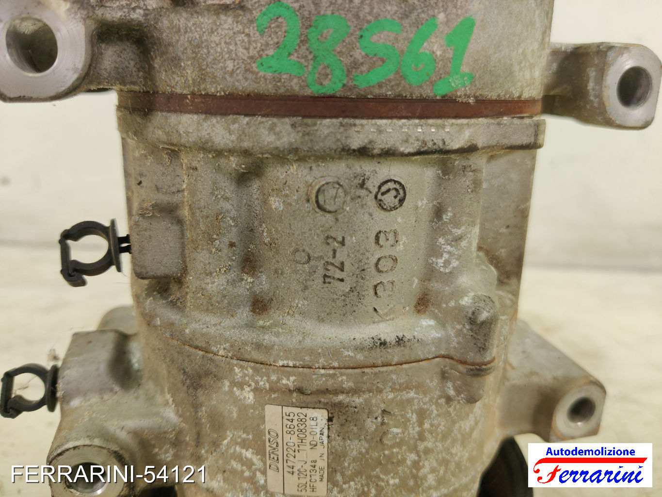 Compressore Clima ALFA ROMEO 147 937 1.9 16V Q2 2004-2010 4472208645, 5SL12CJ 9