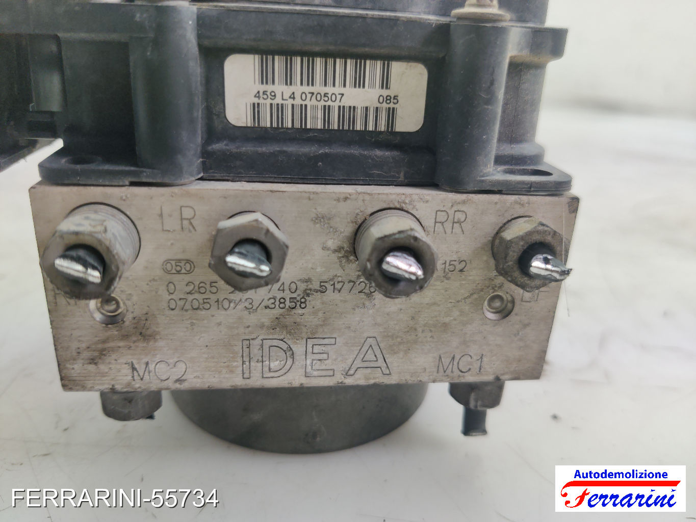 Centralina Pompa Abs LANCIA MUSA 350 1.3 D MULTIJET 2006-2012 0265231740