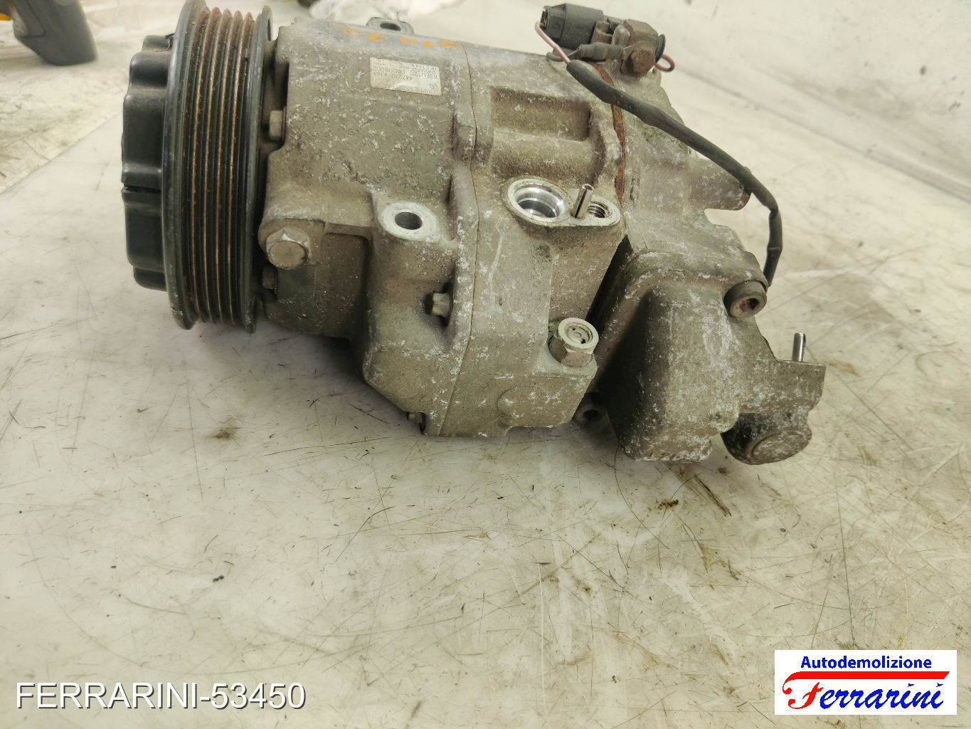 Compressore Clima MERCEDES CLASSE A W168 A 170 CDI 2001-2004 06D08602, 6SEU12C