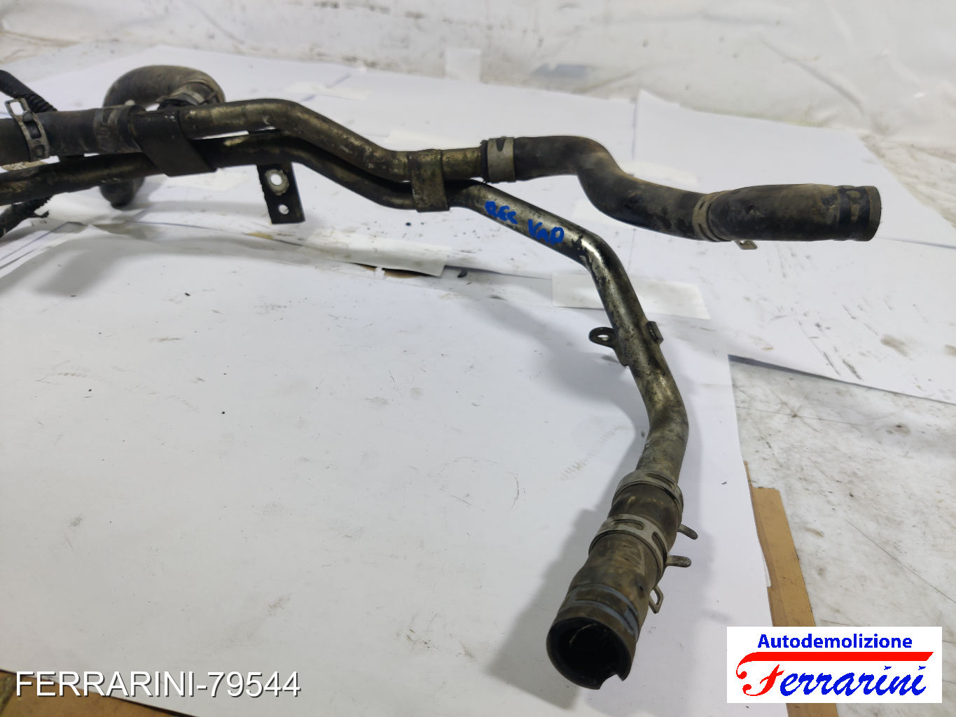 Tubo Acqua Motore In Ferro