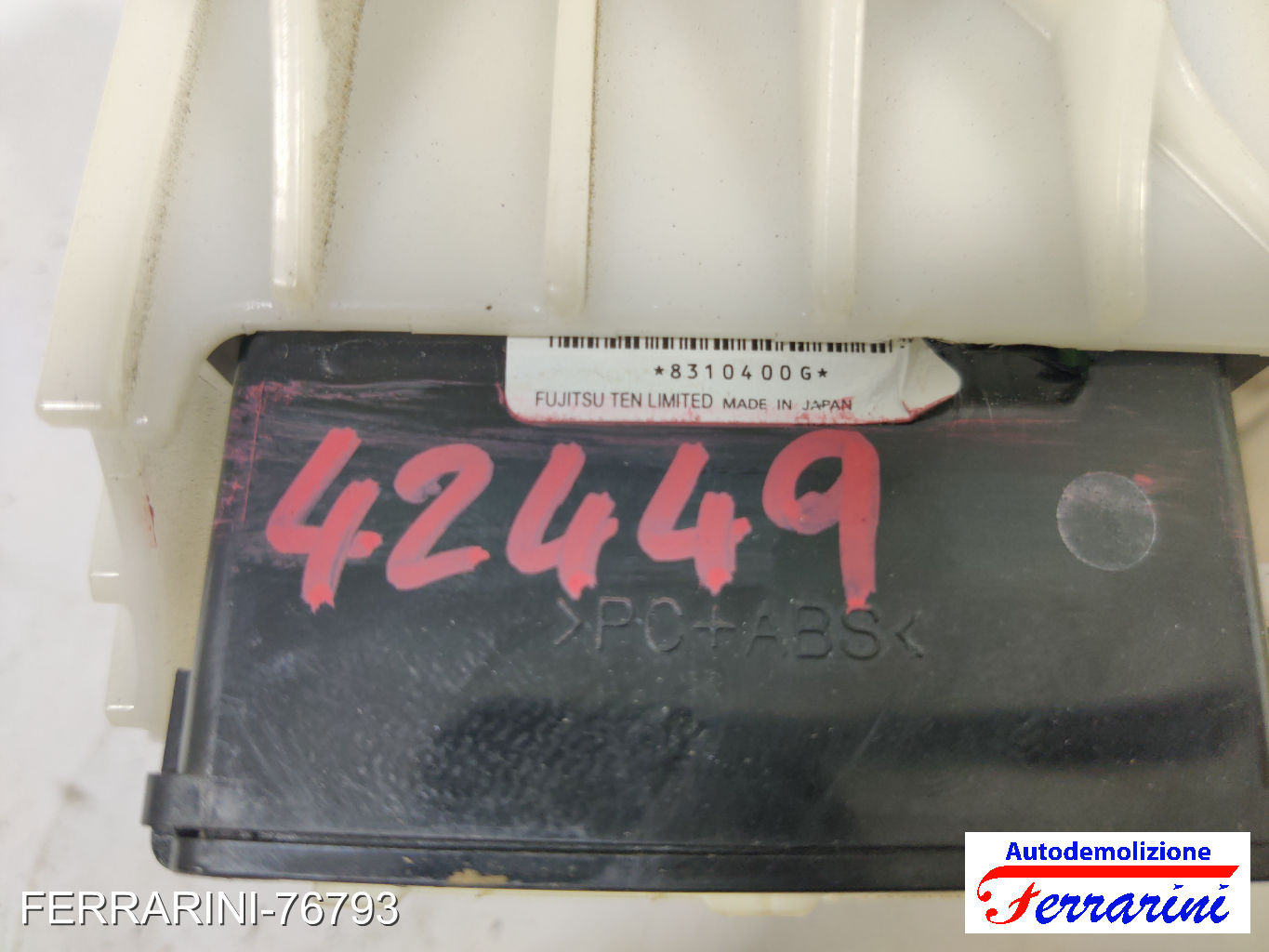 Centralina gestione alimentazione fusibili TOYOTA IQ J1 1.0 2009-2015 8969074010