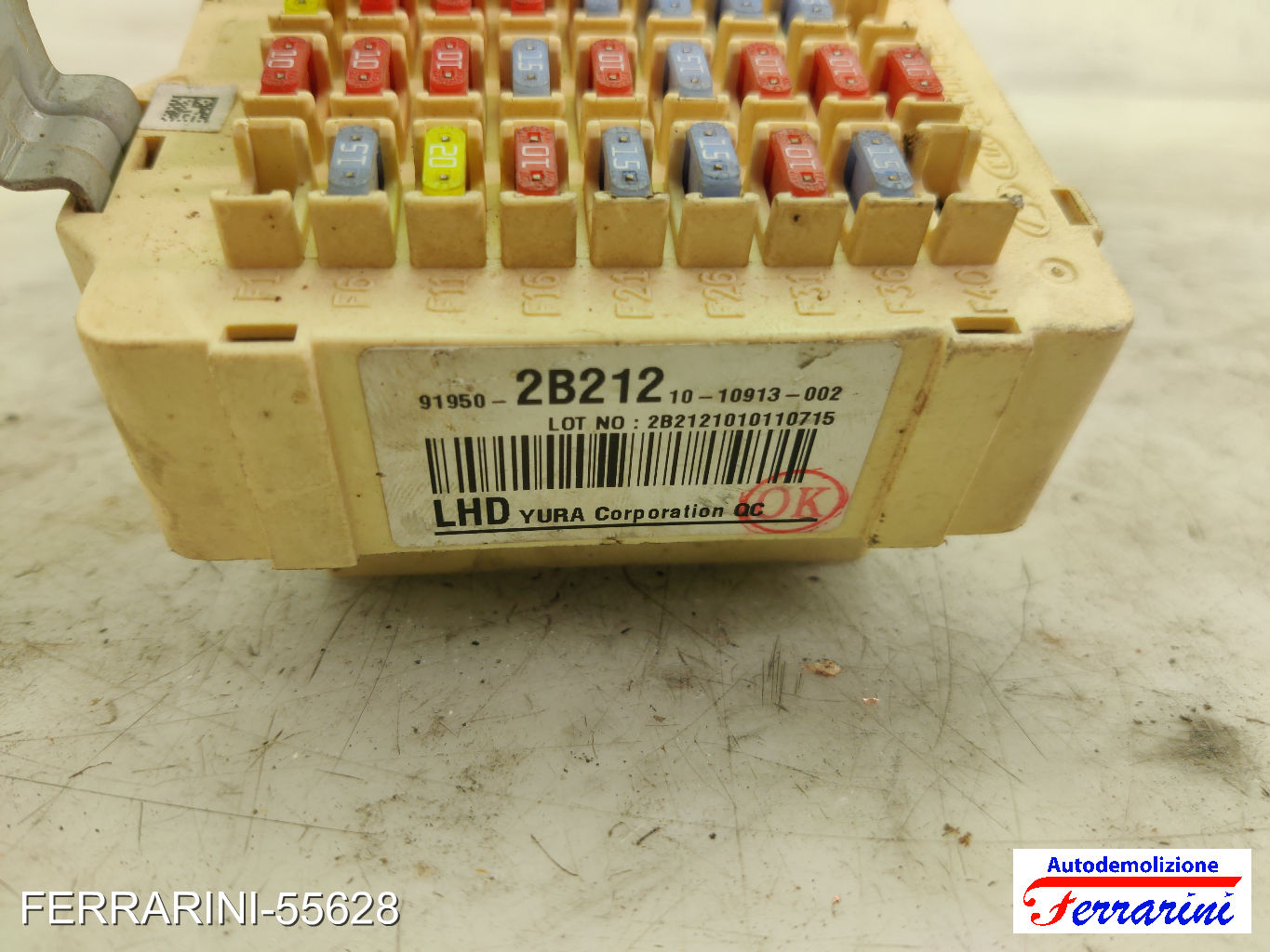 Fusibiliera Scatola Fusibili Body Computer HYUNDAI SANTA FE 2 CM 2.0 CRDI 4X4 6