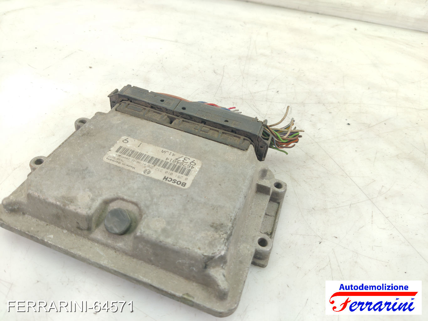 Centralina Motore ALFA ROMEO 147 937 1.9 JTD 2001-2010 46784814, 0281010332