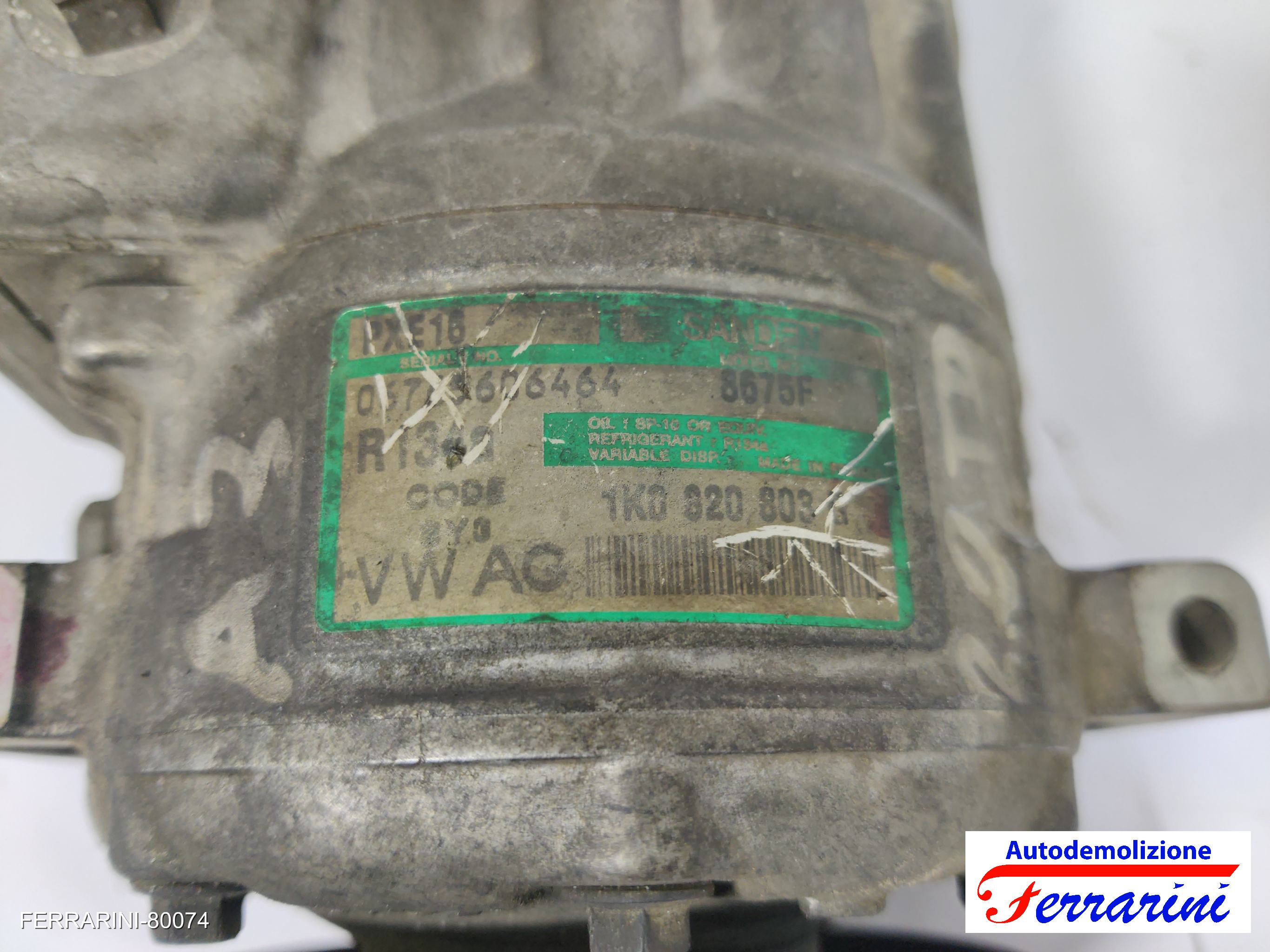 Compressore Clima AUDI A3 SPORTBACK 8PA 1.9 TDI 2004-2010