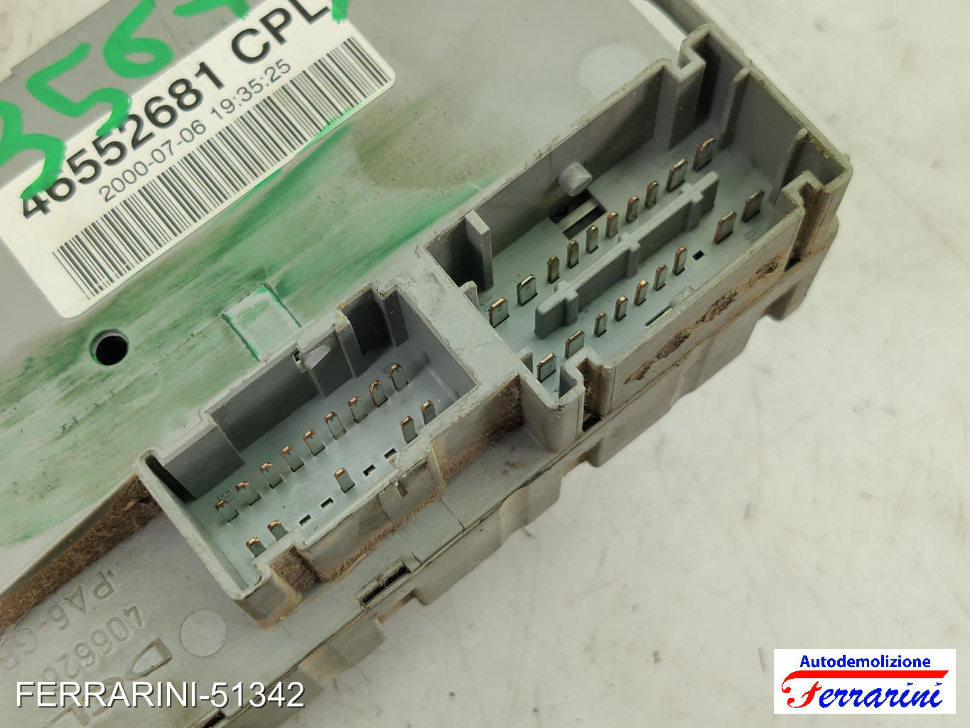 Fusibiliera Scatola Fusibili Body Computer FIAT PUNTO 176 60 1.2 1993-1999 6