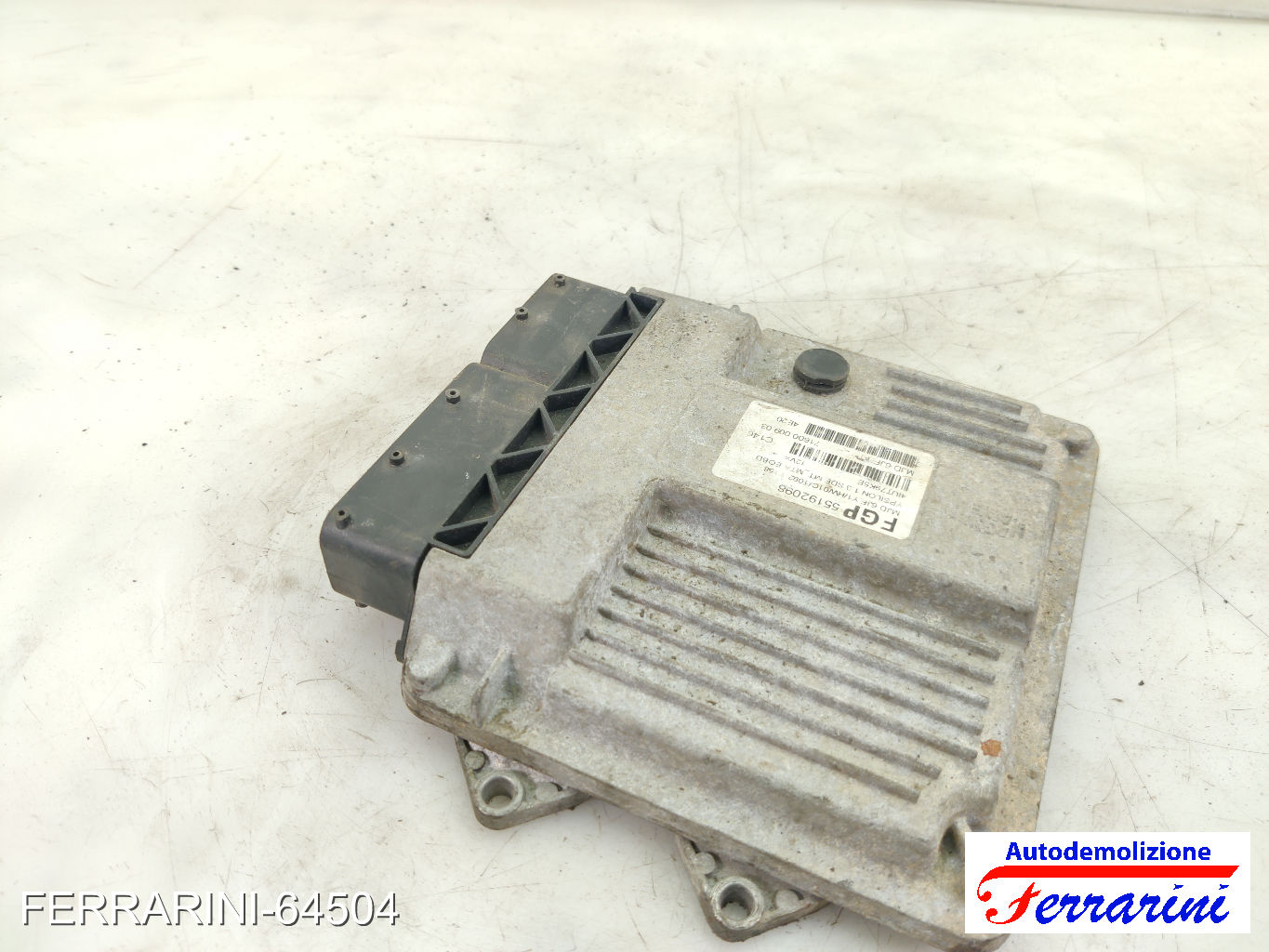Centralina Motore LANCIA YPSILON 843 1.3 JTD 2003-2011 55192098, 7160000903